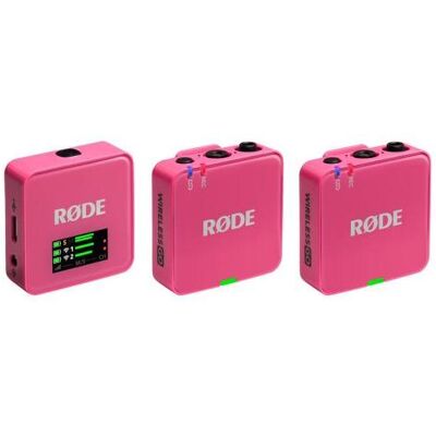 RØDE Mikrofon-Funksystem Wireless GO Gen 3 Pink Interview Set 2 BK, Mikrofon RØDE Mikrofon-Funksystem Wireless GO Gen 3 Pink Interview Set 2 BK, Mikrofon