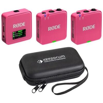 RØDE Mikrofon-Funksystem Wireless GO Gen 3 Pink mit Softcase, Mikrofon RØDE Mikrofon-Funksystem Wireless GO Gen 3 Pink mit Softcase, Mikrofon