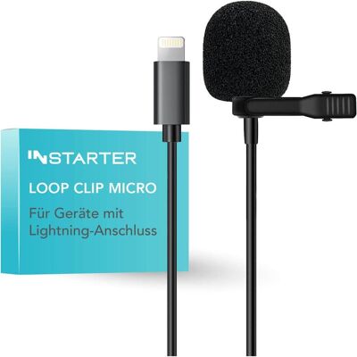 Wiltec Loop Clip Micro - Lightning 6M, Mikrofon Wiltec Loop Clip Micro - Lightning 6M, Mikrofon