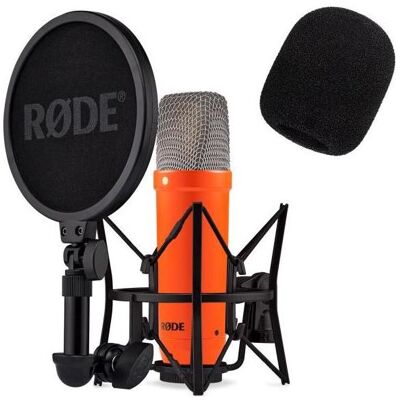 RØDE Mikrofon NT1 Signature Orange mit Popschutz, Mikrofon RØDE Mikrofon NT1 Signature Orange mit Popschutz, Mikrofon
