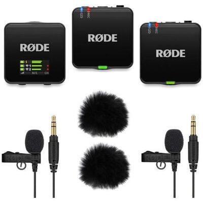 RØDE Wireless GO Gen 3 mit 2x Lavalier GO und 2x WS05, Mikrofon RØDE Wireless GO Gen 3 mit 2x Lavalier GO und 2x WS05, Mikrofon