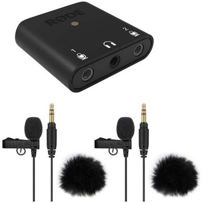 RØDE AI-Micro Interface - 2x Lavalier GO und 2x WS05, Mikrofon RØDE AI-Micro Interface - 2x Lavalier GO und 2x WS05, Mikrofon