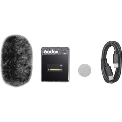 Godox MoveLink II TX Transmitter (Zwart), Mikrofon Godox MoveLink II TX Transmitter (Zwart), Mikrofon