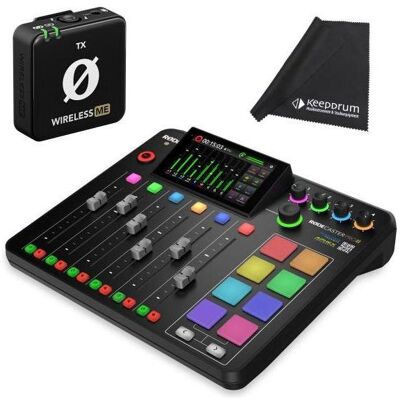 RØDE Rodecaster Pro II mit WIME-TX Mikrofon, Mischpult, Schwarz RØDE Rodecaster Pro II mit WIME-TX Mikrofon, Mischpult, Schwarz