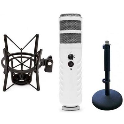 RØDE Podcaster mit Spinne mit Tischstativ, Mikrofon RØDE Podcaster mit Spinne mit Tischstativ, Mikrofon