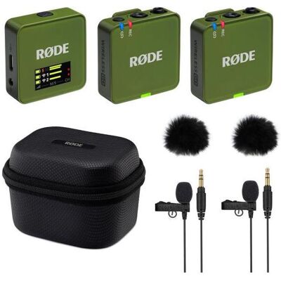 RØDE Wireless GO Gen 3 KH mit Charge Case + 2x Lavalier GO und 2x WS05, Mikrofon RØDE Wireless GO Gen 3 KH mit Charge Case + 2x Lavalier GO und 2x WS05, Mikrofon