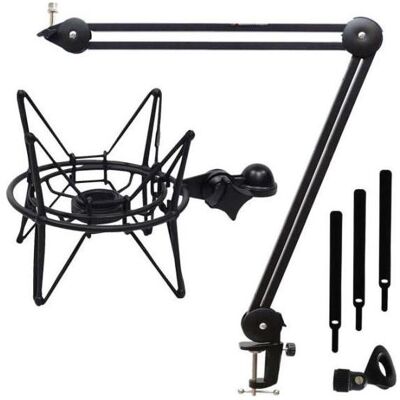 Samson SP04TB Mikrofon-Spinne Schwarz mit Gelenkarm, Mikrofonspinne Samson SP04TB Mikrofon-Spinne Schwarz mit Gelenkarm, Mikrofonspinne