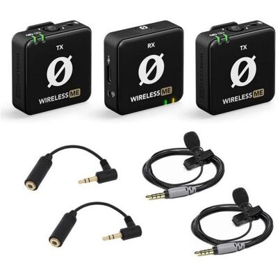 RØDE - Wireless ME Dual - 2x SmartLav - 2x ADP03 - Drahtloses Mikrofon RØDE - Wireless ME Dual - 2x SmartLav - 2x ADP03 - Drahtloses Mikrofon