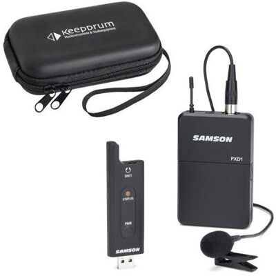Samson XPD2 USB Wireless System mit Soft-Case, Mikrofon Samson XPD2 USB Wireless System mit Soft-Case, Mikrofon
