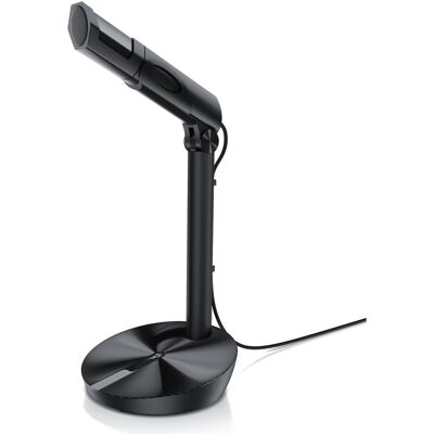 CSL Streaming Mikrofon, USB Desktop Mikro mit Windschutz RMP 800 Tischmikrofon / Standmikrofon, Mikrofon CSL Streaming Mikrofon, USB Desktop Mikro mit Windschutz RMP 800 Tischmikrofon / Standmikrofon, Mikrofon