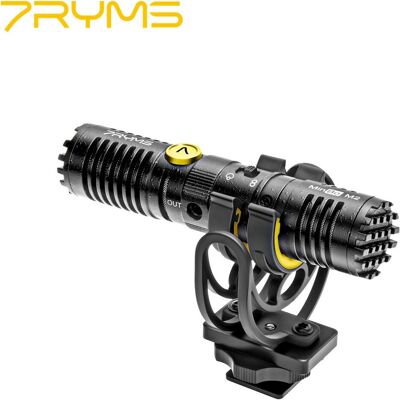 7Ryms Two-way Bi-directional Mini Shotgun Microphone (For 3.5mm TRS Interface Camera), Mikrofon 7Ryms Two-way Bi-directional Mini Shotgun Microphone (For 3.5mm TRS Interface Camera), Mikrofon