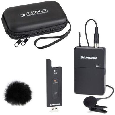 Samson XPD2 System-Mikrofon mit Windschutz und Case, Mikrofon Samson XPD2 System-Mikrofon mit Windschutz und Case, Mikrofon