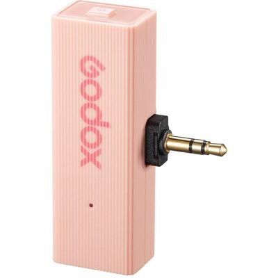 Godox MoveLink Mini Lightning Kit 2 2,4 GHz 1 Empfänger und 2 Transmitter rosa (Neuheit), Mikrofon Godox MoveLink Mini Lightning Kit 2 2,4 GHz 1 Empfänger und 2 Transmitter rosa (Neuheit), Mikrofon