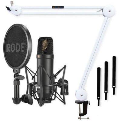 RØDE Mikrofon NT1-Kit Studio-Mikrofon mit Gelenkarm weiss, Mikrofon RØDE Mikrofon NT1-Kit Studio-Mikrofon mit Gelenkarm weiss, Mikrofon