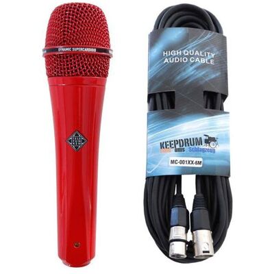 Telefunken M80 Rot Dynamisches Mikrofon - Live Telefunken M80 Rot Dynamisches Mikrofon - Live