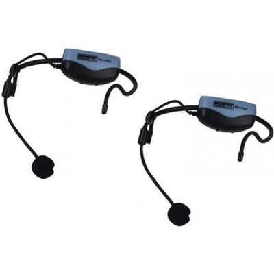 Power Acoustics Wireless Mikrofon-System - UHF Doppelkopf / WM 7200 FITNESS Power Acoustics Wireless Mikrofon-System - UHF Doppelkopf / WM 7200 FITNESS