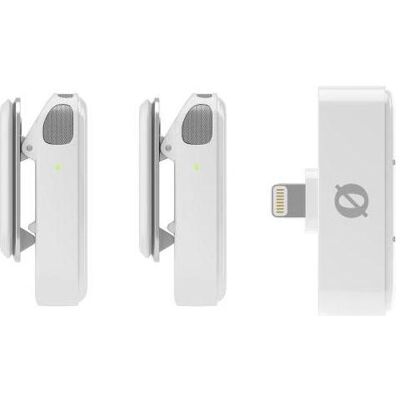 RØDE Wireless Micro Drahtloses Mikrofon Lightning Weiss mit Soft-Case, Mikrofon RØDE Wireless Micro Drahtloses Mikrofon Lightning Weiss mit Soft-Case, Mikrofon