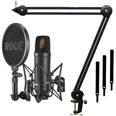RØDE Mikrofon NT1-Kit Studio-Mikrofon mit Gelenkarm, Mikrofon RØDE Mikrofon NT1-Kit Studio-Mikrofon mit Gelenkarm, Mikrofon