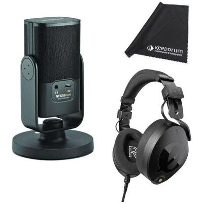 RØDE NT-USB Mini mit NTH-100 Kopfhörer mit Tuch, Mikrofon RØDE NT-USB Mini mit NTH-100 Kopfhörer mit Tuch, Mikrofon