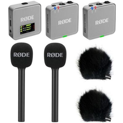 RØDE Mikrofon-Funksystem Wireless GO Gen 3 Grau Interview Set 2 BK, Mikrofon RØDE Mikrofon-Funksystem Wireless GO Gen 3 Grau Interview Set 2 BK, Mikrofon