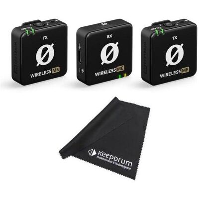 RØDE Wireless ME Dual Mikrofon-System mit Tuch, Mikrofon RØDE Wireless ME Dual Mikrofon-System mit Tuch, Mikrofon