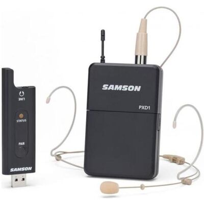 Samson XPD2 USB Wireless System mit Headset B-Ware, Mikrofon Samson XPD2 USB Wireless System mit Headset B-Ware, Mikrofon
