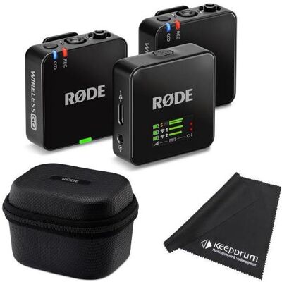 RØDE Mikrofon-Funksystem Wireless GO Gen 3 mit Ladecase und Tuch, Mikrofon RØDE Mikrofon-Funksystem Wireless GO Gen 3 mit Ladecase und Tuch, Mikrofon