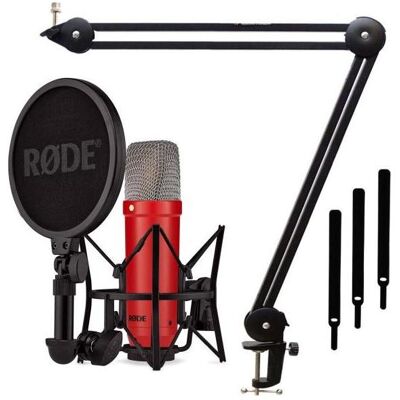 RØDE - NT1 Signature Red - Red - Arm - Microphone RØDE - NT1 Signature Red - Red - Arm - Microphone