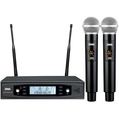 No Name DNA EVENT VOCAL SET drahtloses Mikrofonsystem., Mikrofon No Name DNA EVENT VOCAL SET drahtloses Mikrofonsystem., Mikrofon