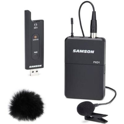 Samson XPD2USB Wireless Lavalier Mikro mit Windschutz, Mikrofon Samson XPD2USB Wireless Lavalier Mikro mit Windschutz, Mikrofon