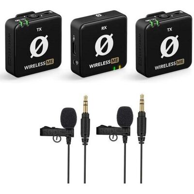 RØDE Wireless ME Dual Mikrofon-System mit 2x Lavalier GO, Mikrofon RØDE Wireless ME Dual Mikrofon-System mit 2x Lavalier GO, Mikrofon