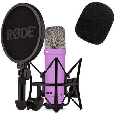 RØDE NT1 Signature Purple Mikrofon - Studio, Podcast, Heimstudio RØDE NT1 Signature Purple Mikrofon - Studio, Podcast, Heimstudio