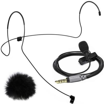 RØDE SmartLavmit Mikrofon mit Kopfbügel M mit Windschutz, Mikrofon RØDE SmartLavmit Mikrofon mit Kopfbügel M mit Windschutz, Mikrofon