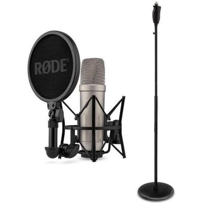 RØDE Studio-Mikrofon NT1 5th Generation mit Einhand-Mikrofonständer, Mikrofon RØDE Studio-Mikrofon NT1 5th Generation mit Einhand-Mikrofonständer, Mikrofon