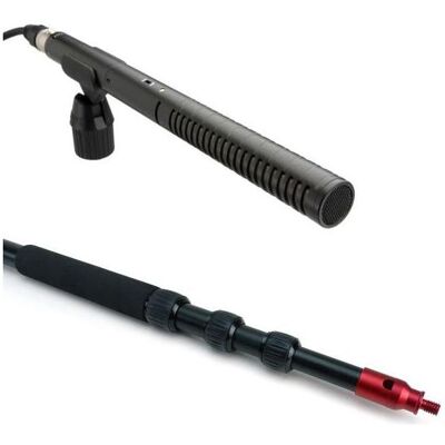 RØDE Mikrofon NTG-2 mit keepdrum Boompole, Mikrofon RØDE Mikrofon NTG-2 mit keepdrum Boompole, Mikrofon
