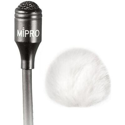 Mipro MU-55L Lavaliermikrofon mit Windschutz Weiss, Mikrofon Mipro MU-55L Lavaliermikrofon mit Windschutz Weiss, Mikrofon