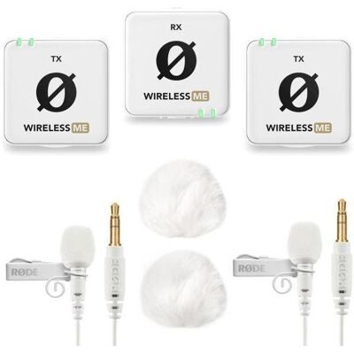RØDE Wireless ME Dual WH mit 2x Lavalier GO WH und 2x WS05WH, Mikrofon RØDE Wireless ME Dual WH mit 2x Lavalier GO WH und 2x WS05WH, Mikrofon