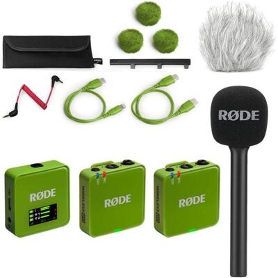 RØDE Mikrofon-Funksystem Wireless GO Gen 3 Grün Interview Set 1, Mikrofon RØDE Mikrofon-Funksystem Wireless GO Gen 3 Grün Interview Set 1, Mikrofon