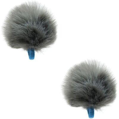 Radius Mini Urchin LAV Windshield Grey (Pair) (RA118577) (Schaumstoff), Mikrofon Windschutz Radius Mini Urchin LAV Windshield Grey (Pair) (RA118577) (Schaumstoff), Mikrofon Windschutz