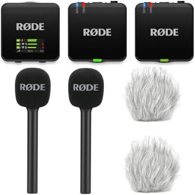 RØDE Mikrofon-Funksystem Wireless GO Gen 3 Interview Set 2, Mikrofon RØDE Mikrofon-Funksystem Wireless GO Gen 3 Interview Set 2, Mikrofon
