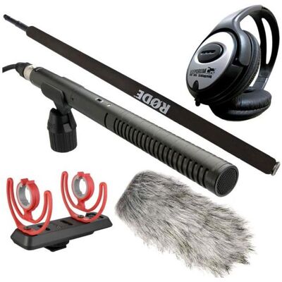 RØDE NTG-2 - Deadcat - SM3R - Boompole und Kopfhörer, Mikrofon RØDE NTG-2 - Deadcat - SM3R - Boompole und Kopfhörer, Mikrofon