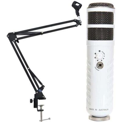RØDE Podcaster MKII USB Mikrofon mit Gelenkarm-Stativ, Mikrofon RØDE Podcaster MKII USB Mikrofon mit Gelenkarm-Stativ, Mikrofon