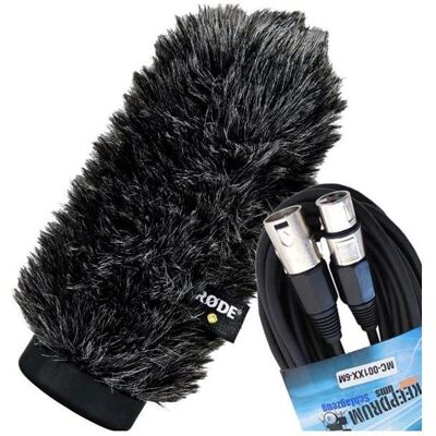 RØDE WS6 Windschutz mit Mikrofonkabel (Fell), Mikrofon Windschutz RØDE WS6 Windschutz mit Mikrofonkabel (Fell), Mikrofon Windschutz