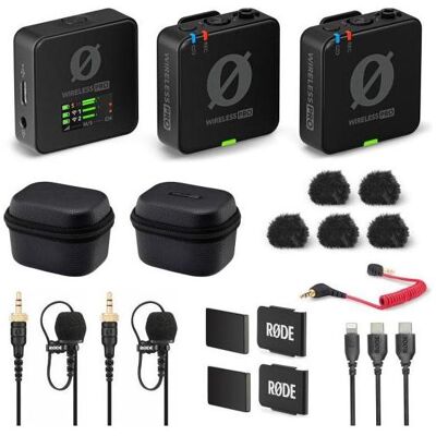 RØDE Wireless Pro 2-Kanal Drahtlos-Mikrofonset + Bonus In-Ear Kopfhörer, Mikrofon RØDE Wireless Pro 2-Kanal Drahtlos-Mikrofonset + Bonus In-Ear Kopfhörer, Mikrofon