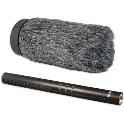 RØDE Mikrofon NTG-4+ Plus Richtmikrofon mit keepdrum Fell-Windschutz, Mikrofon RØDE Mikrofon NTG-4+ Plus Richtmikrofon mit keepdrum Fell-Windschutz, Mikrofon
