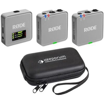 RØDE Mikrofon-Funksystem Wireless GO Gen 3 Grau mit Softcase, Mikrofon RØDE Mikrofon-Funksystem Wireless GO Gen 3 Grau mit Softcase, Mikrofon