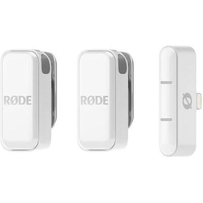 RØDE Wireless Micro Drahtloses Mikrofon-System Lightning Weiss mit Netzteil, Mikrofon RØDE Wireless Micro Drahtloses Mikrofon-System Lightning Weiss mit Netzteil, Mikrofon
