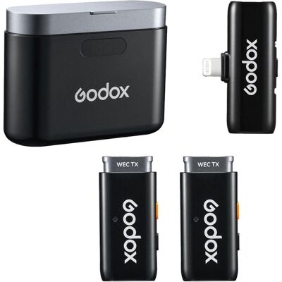Godox WES1 KIT2 2.5GHz Wireless Microphone System, Mikrofon Godox WES1 KIT2 2.5GHz Wireless Microphone System, Mikrofon