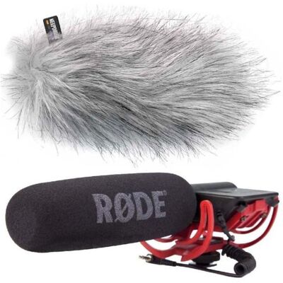 RØDE Videomic Rycote mit WSWH Fell-Windschutz (Fell), Mikrofon Windschutz RØDE Videomic Rycote mit WSWH Fell-Windschutz (Fell), Mikrofon Windschutz