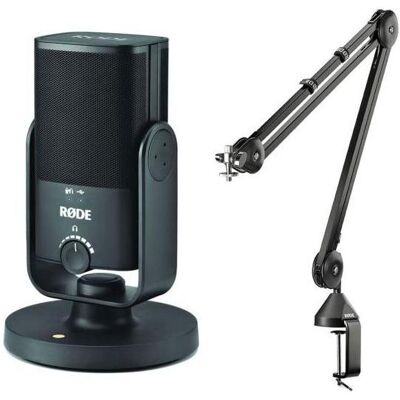 RØDE NT-USB MINI mit PSA1 Gelenkarm und Mikrofasertuch, Mikrofon RØDE NT-USB MINI mit PSA1 Gelenkarm und Mikrofasertuch, Mikrofon